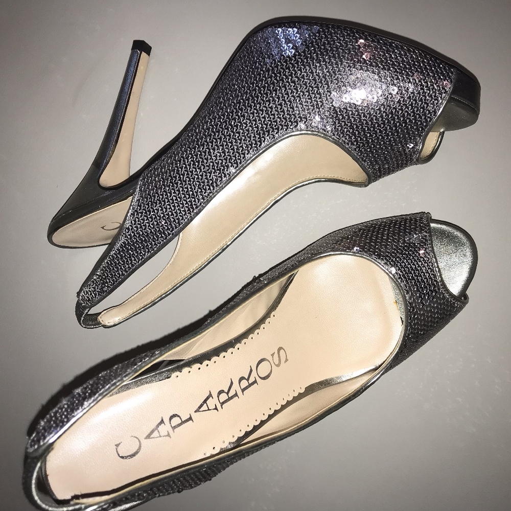 Caparros Silver Dress Shoes